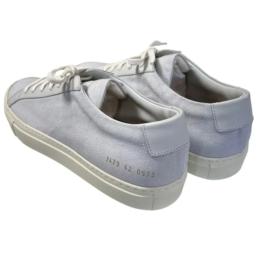 Common Projects Achilles Canvas Sneakers SIZE 42 US 9 Gray 2479 0573 NEW IN BOX